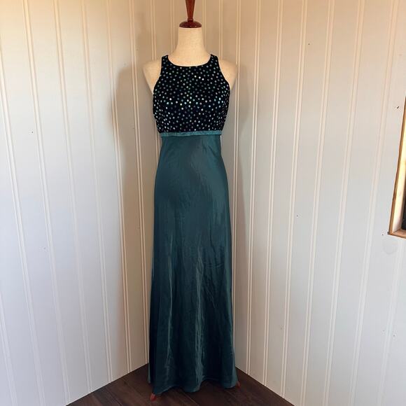Vintage 90s/Y2K All That Jazz Prom Maxi Dress 11/12 - Picture 1 of 8